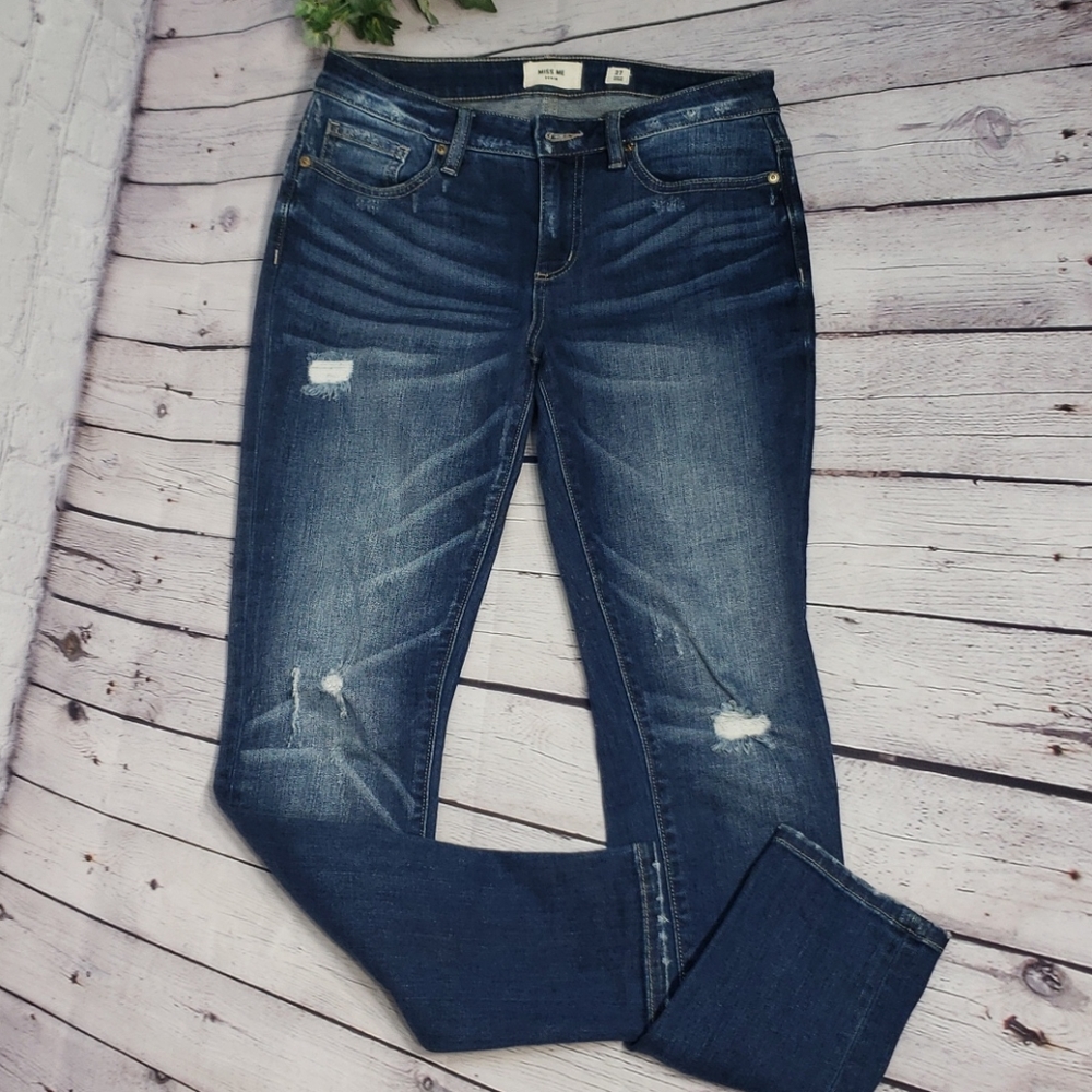 Miss Me Mid Rise Skinny Jeans Size 27